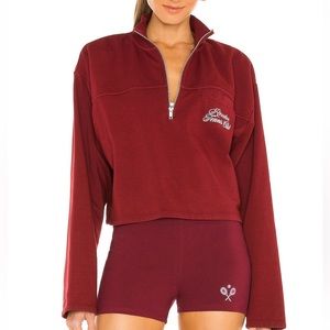 Revolve Tennis Club Half Zip Sweatshirt